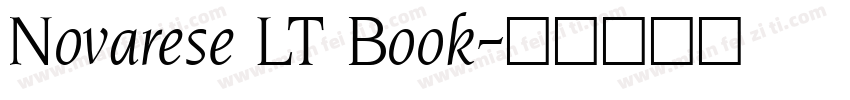 Novarese LT Book字体转换